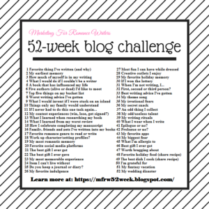 MFRW 52-week Blog Challenge