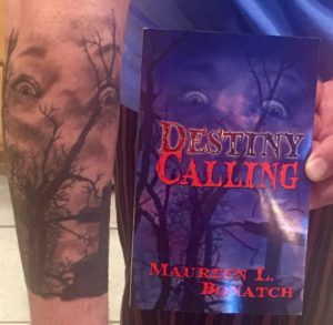 Destiny Calling book and tattoo